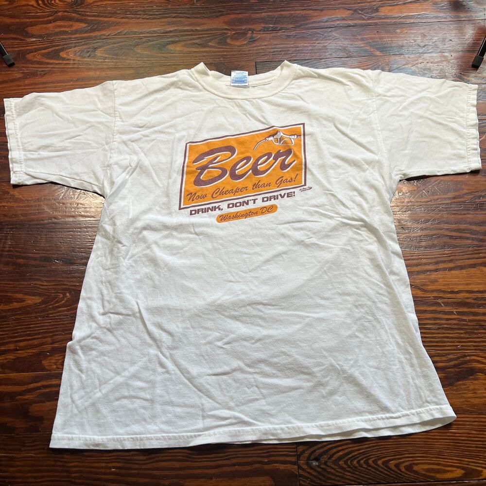 Gildan L Y2K Graphic T Shirt White Regular